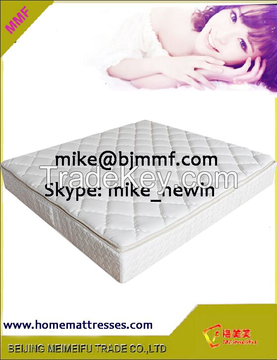 bedroom furniture comfortable pillow top pocket spring mattress Firm