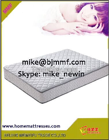 Promotion durable tricot fabric cover pocket spring mattress prices