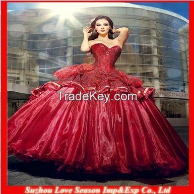 WD01 China supplier elegant sexy diamond crystal ball gown wedding dress