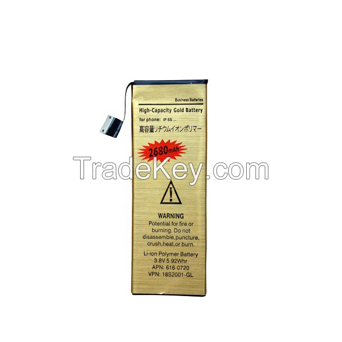 Good Quality Replacement Mobile Phone Battery for iphone 5/5S Cell Phone Battery