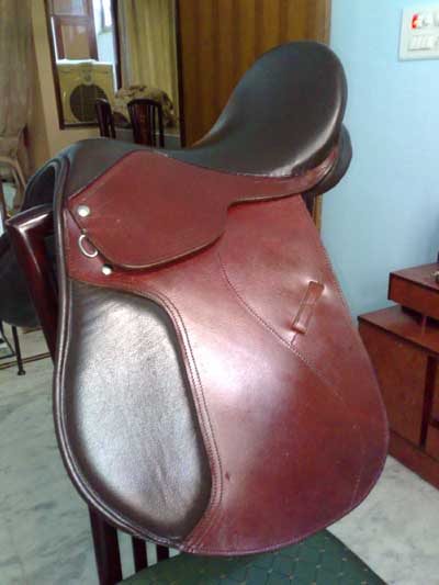 English saddle made on Genuine Indian leather