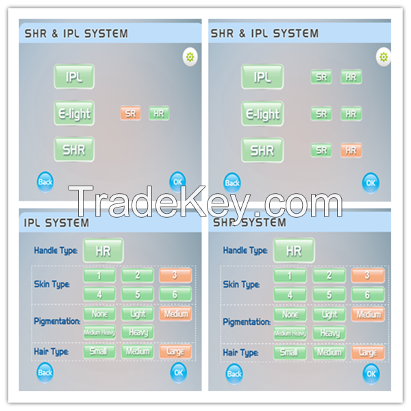 2014 Newest Design IPL Hair Removal Beauty Equipment / E-light IPL RF + SHR 3 Iin 1 Mona One Multifunction Machine