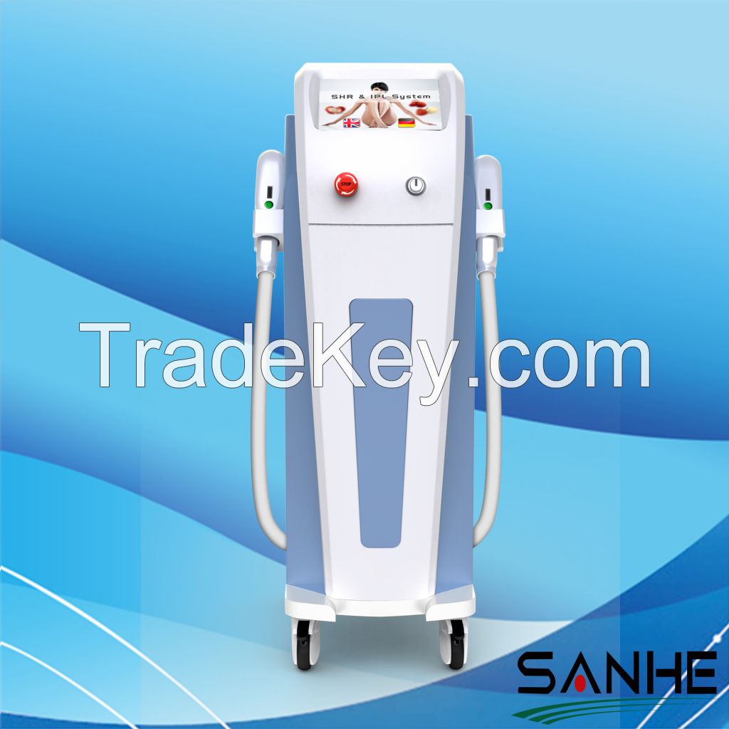 2014 Newest Design IPL Hair Removal Beauty Equipment / E-light IPL RF + SHR 3 Iin 1 Mona One Multifunction Machine