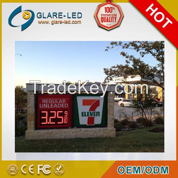 hot sale!!!!! 8inch led gas price sign