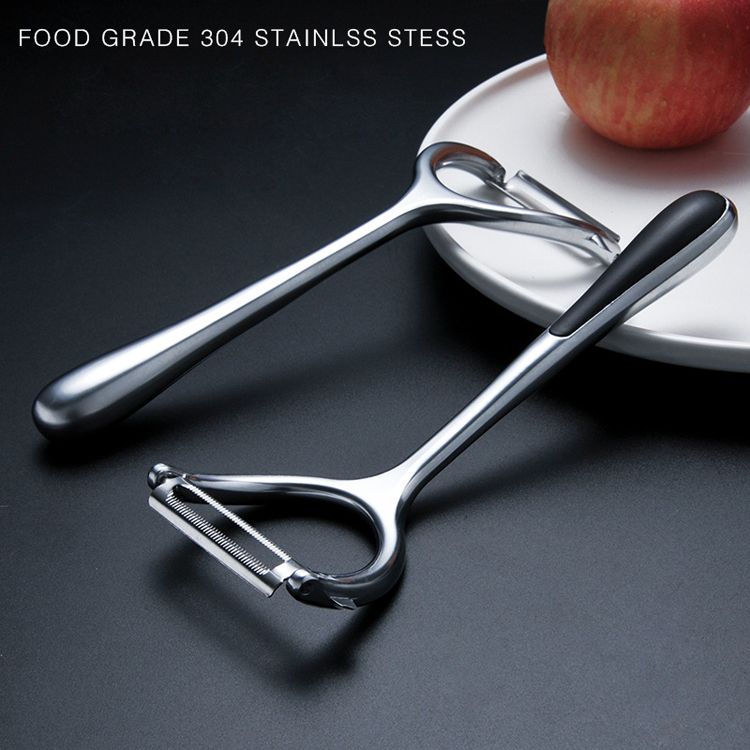 Zinc Alloy Stainless Steel Ultra Sharp Y-shaped Potato Peeler For Fruit Vegetable