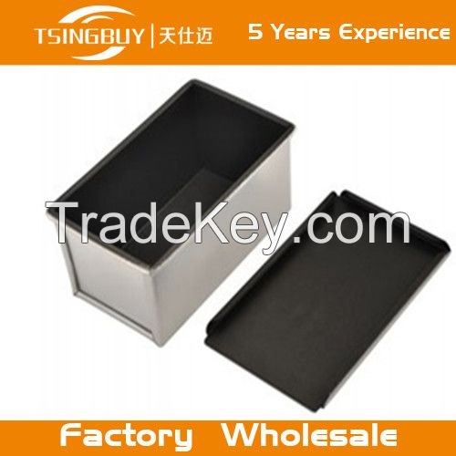 Factory direct wholesale bread toast loaf pan- toast bread baking pan with lid