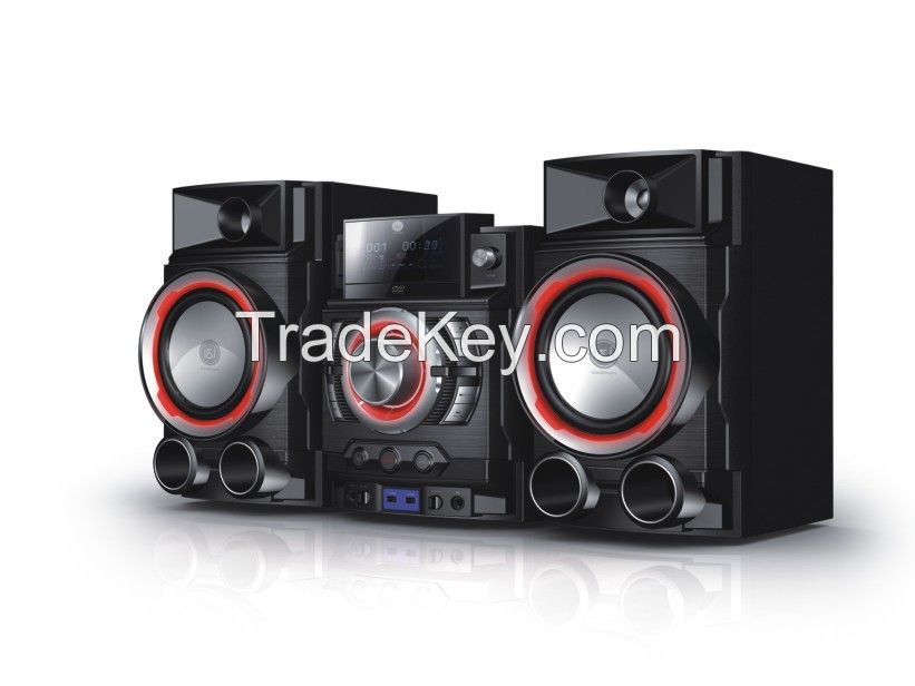 Mini Hi-FI system with DVD/Aux in/Bluetooth/FM/Loudness control/Karaok
