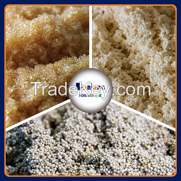 Strong acid cation ion exchange resin