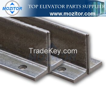 Elevator parts|elevator T45/A cold drawn guide rail|professional elevator guide rail factory