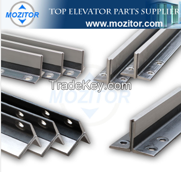 Elevator machined guide rail|T70-1/B machined guyide rail|elevator parts guide rail