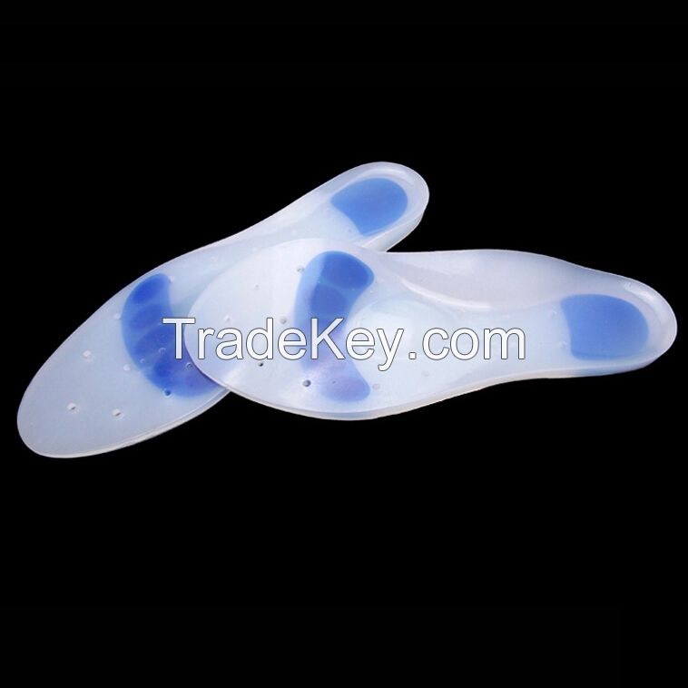 Medical silicone full insoles for plantar fascitis