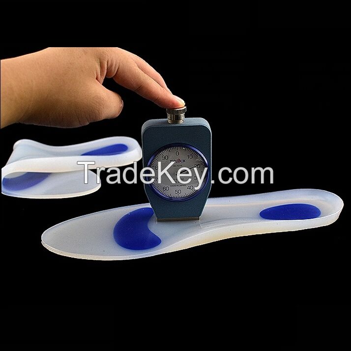 Medical silicone full insoles for plantar fascitis