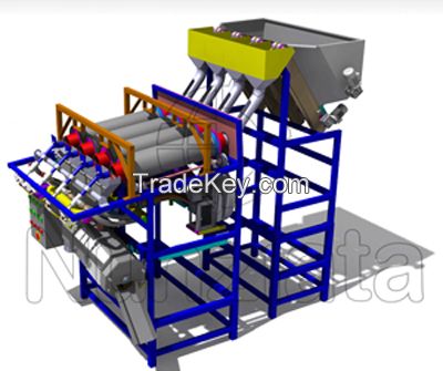 Peeling machines, confectionary systems, vegetable processing systems