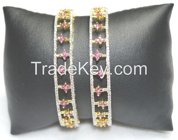 American Diamond Bangles (KSC 33A)