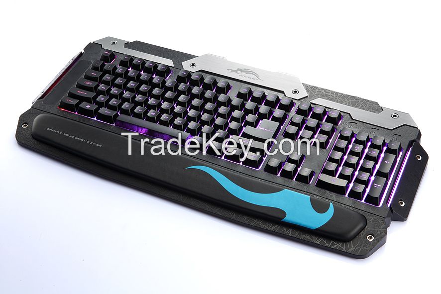 X5 Computer keyboard, back-lit keys, Christmas 2014 ergonomic wired gaming keyboard