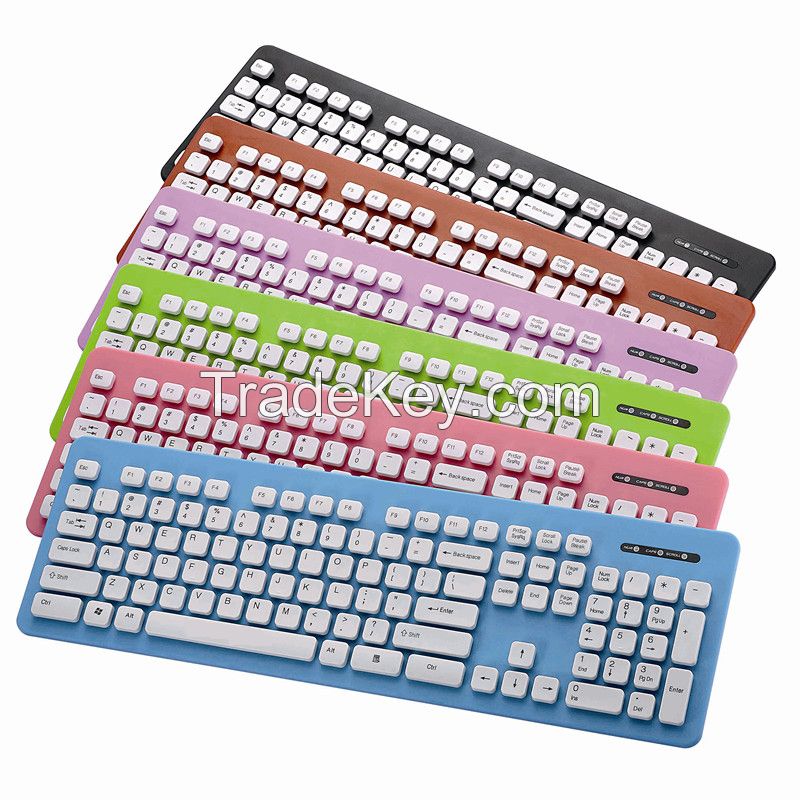 KB-610 new design slim washable usb computer keyboard