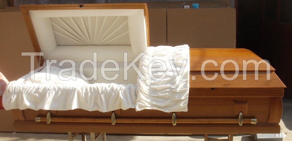 wooden casket