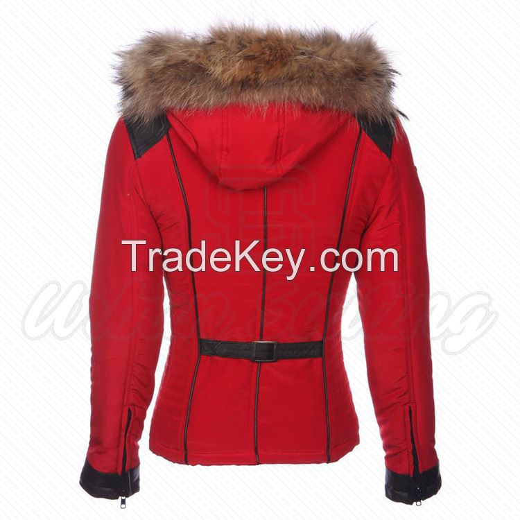 Angelina Red Textile Jacket