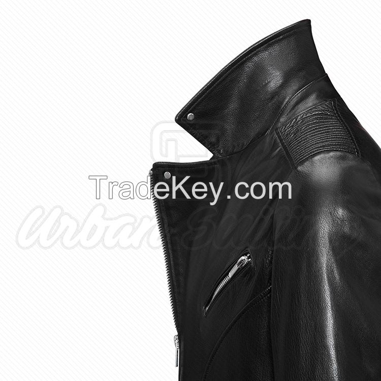 Men Leather Biker Fashion Jacket