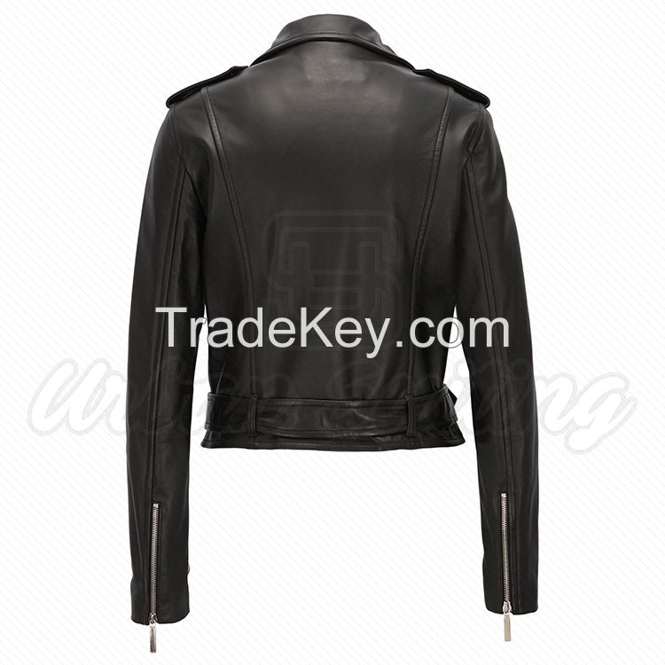 Women Biker Leather Jacket