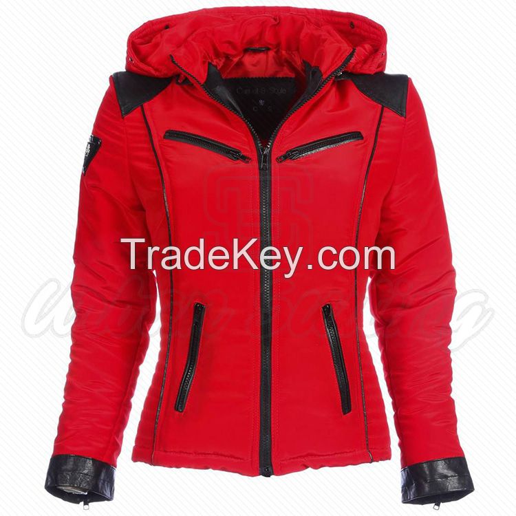 Angelina Red Textile Jacket