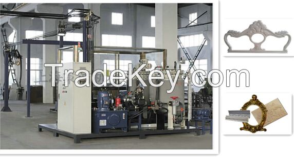 polyurethane insulation wall panel furniture decoration foaming machine