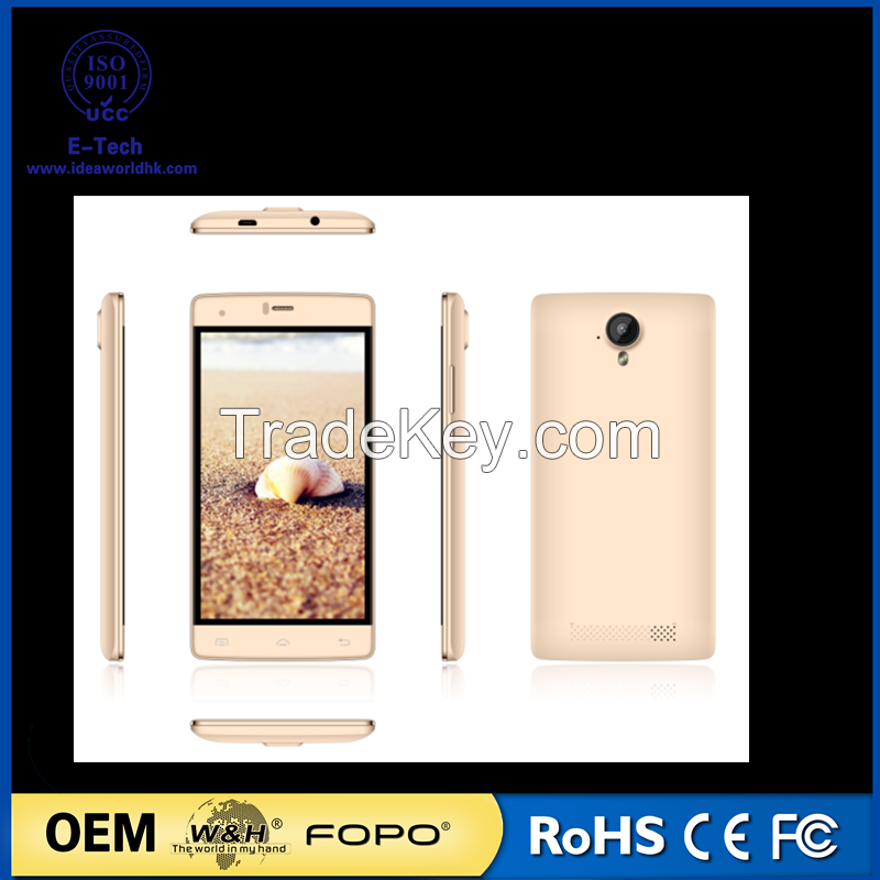 5" IPS screen MTK 1+8GB chinese brand mobile phone
