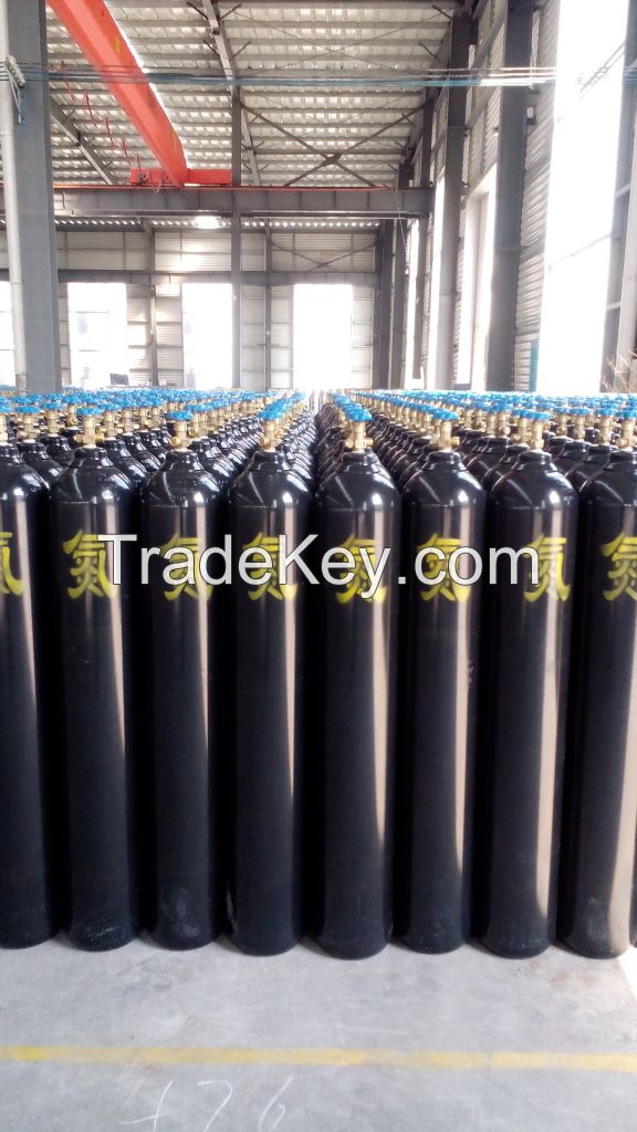 high pressure nitrogen seamless gas cylinder