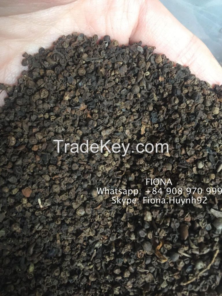 Pinhead black pepper with good price from Vietnam