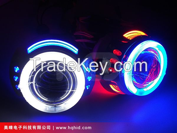 3.0inch hid bi-xenon projector lens light with double angel eyes(3.0HQI)