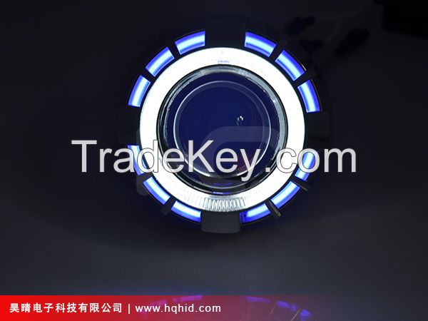 3.0inch hid bi-xenon projector lens light with double angel eyes(3.0HQT)