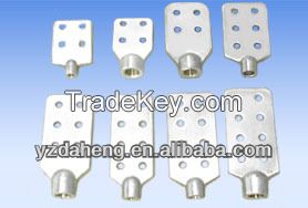 Four holes high-conductivity electrical connectors -Terminal bushing row 