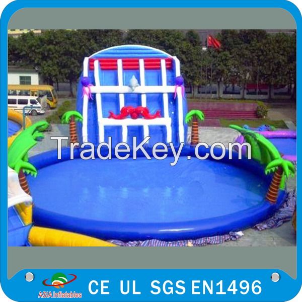 CE PVC Giant Floating Inflatable Water Parks With Water Sport Games