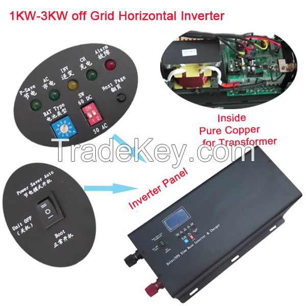 1000W pure sine wave frequency solat power inverter