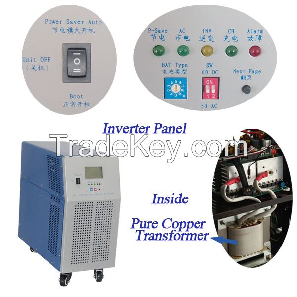 1KW-12KW  pure sine wave off grid  frequency solat power inverter