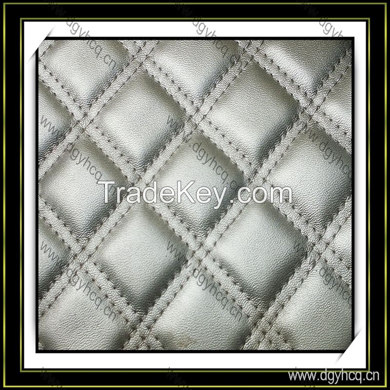 embossed pattern  artificial car interior microfiber leather