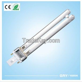 single-ended H type G23 medical disinfection,air clean Hot Cathode Quartz UV Lamp