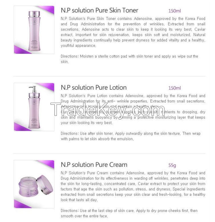 NP Solution Skin Care Set(3pcs) 