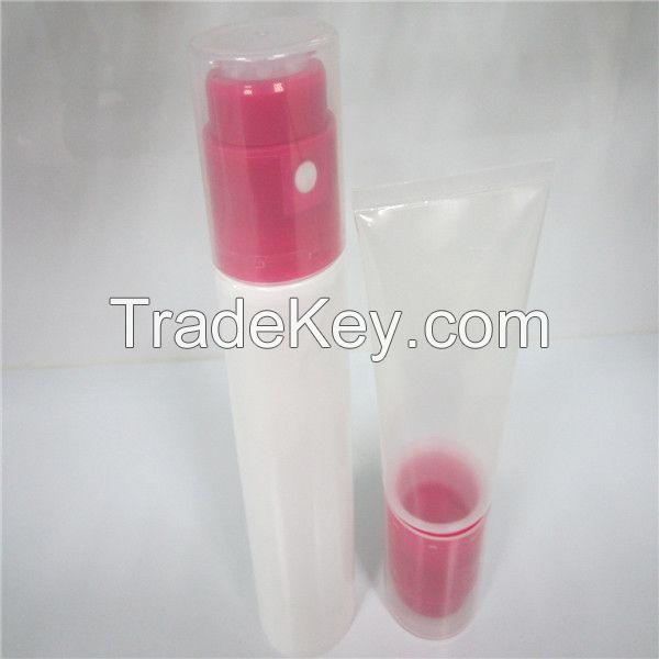 Lotion tube packaging vibrating massage tube