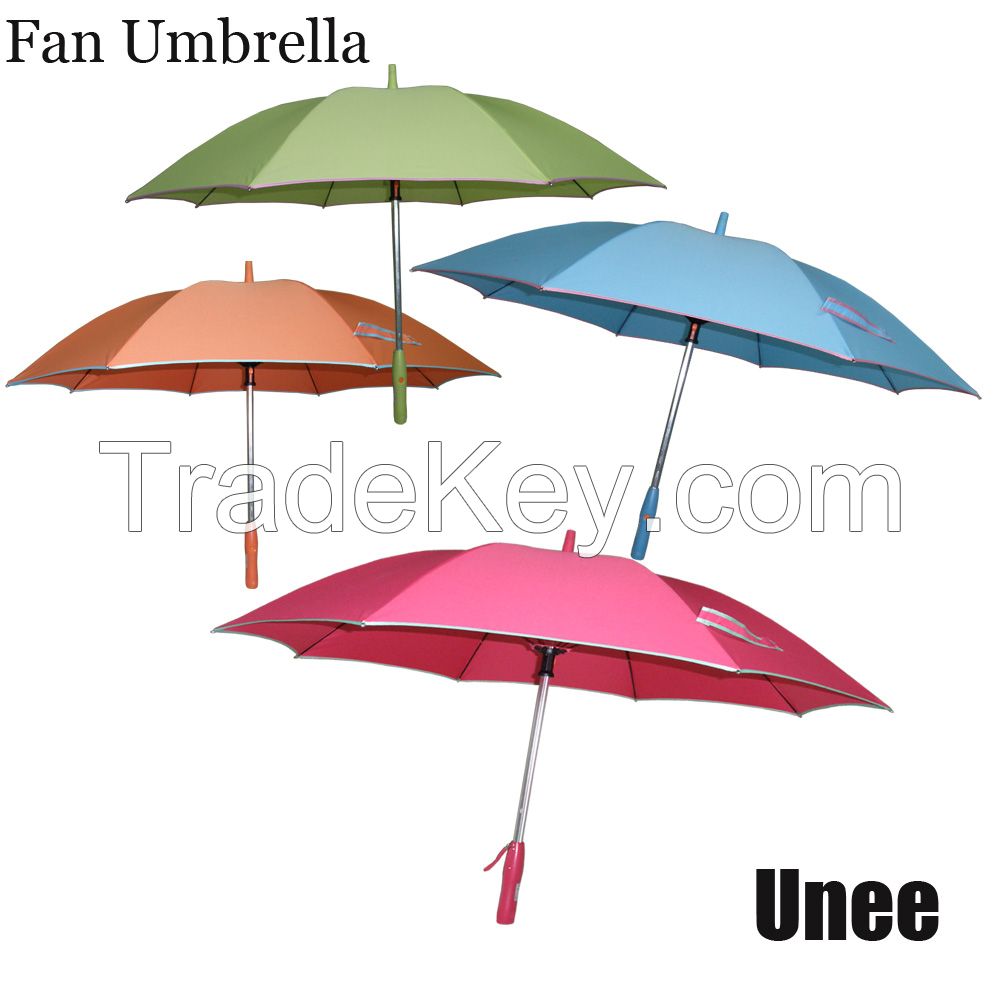 2015 new golf fan umbrella for man and lady