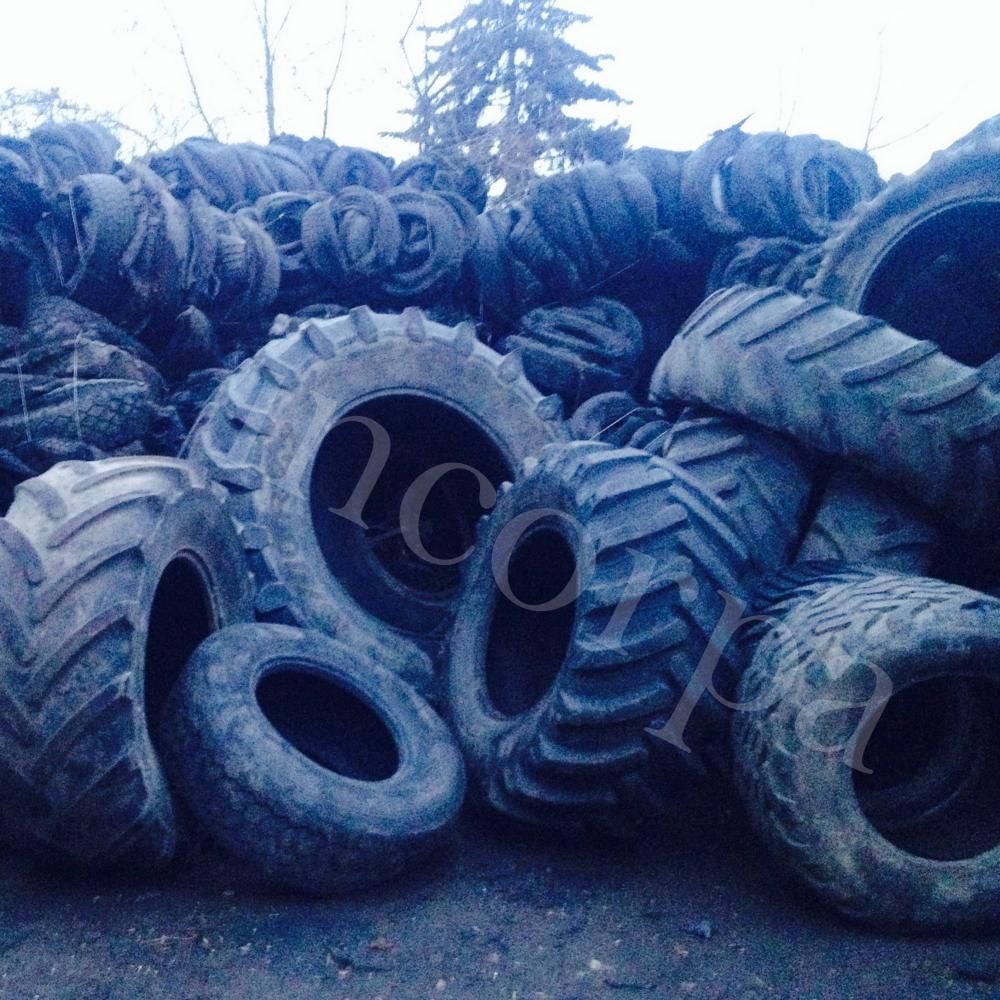 Baled used tires scrap