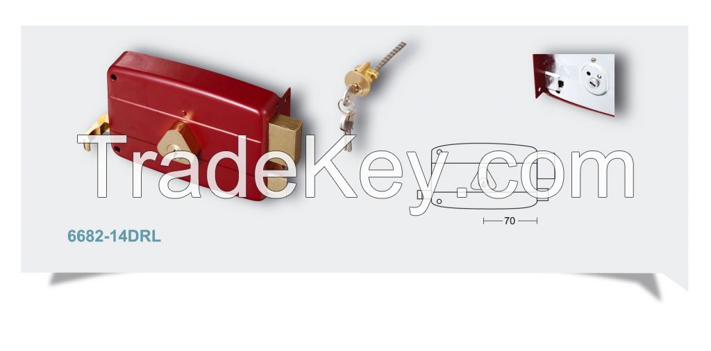 Rim lock CISA lock door lock security lock factory price lock whoesale