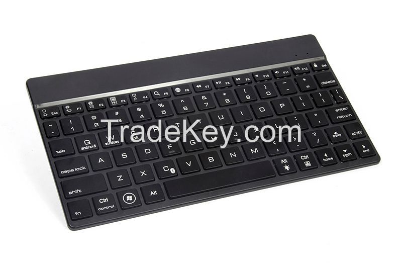 7 color backlit ultrathin Bluetooth Keyboard for IOS/Android/Windows