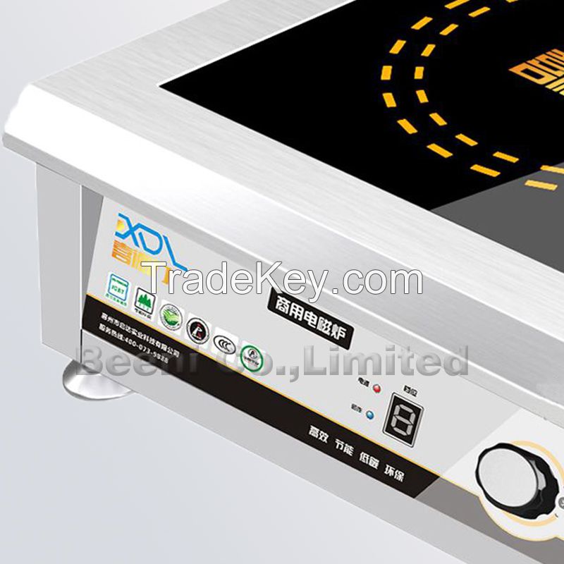   380v/3500w 50hz Hot Sale Concave Commercial Induction Cooker 