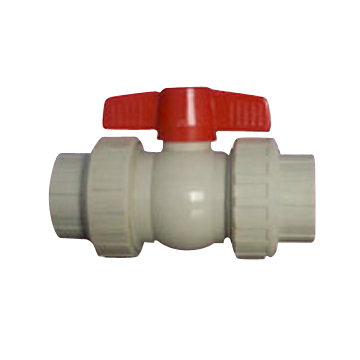 PPR Ball Valve with Two PPR Union Adapters