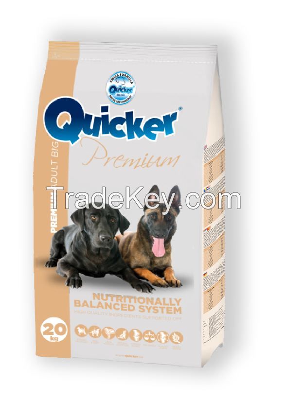 Quicker - dry pet food