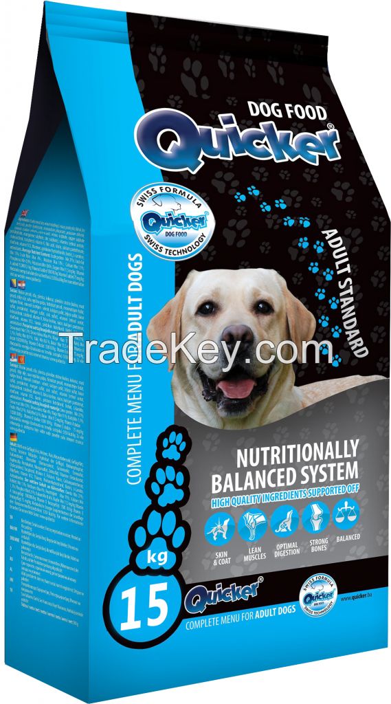 Quicker - dry pet food