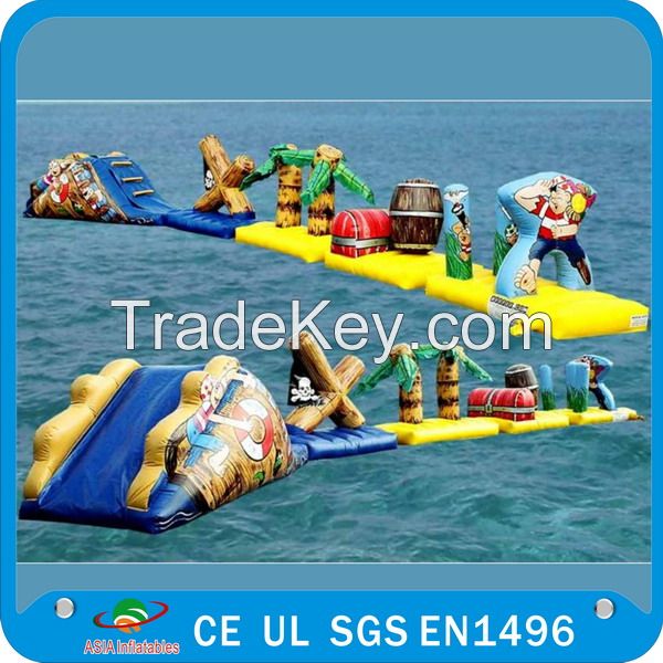 2015 Popular commercial inflatable water park on sale
