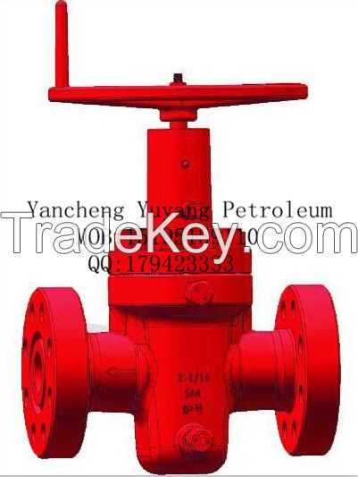 API 6A expanding gate valve