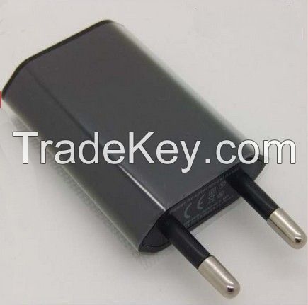 eu us plug mobile phone 5v 1a usb wall charger ,adaptor for smartphone /tablet /digital electronic goods